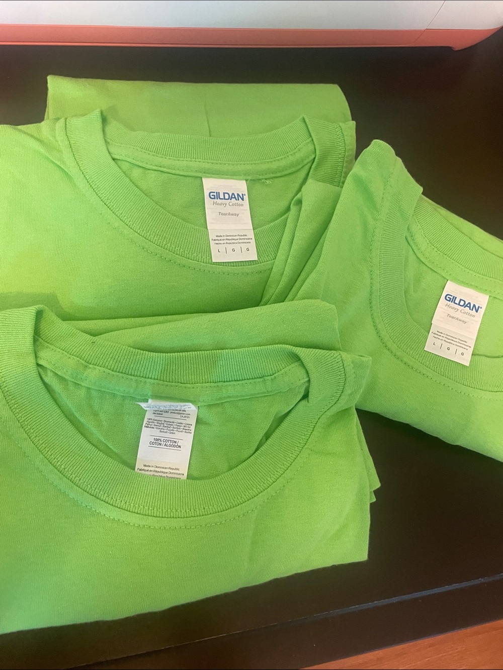 Gildan Bright Lime Green Short-Sleeve Crew Neck Tee